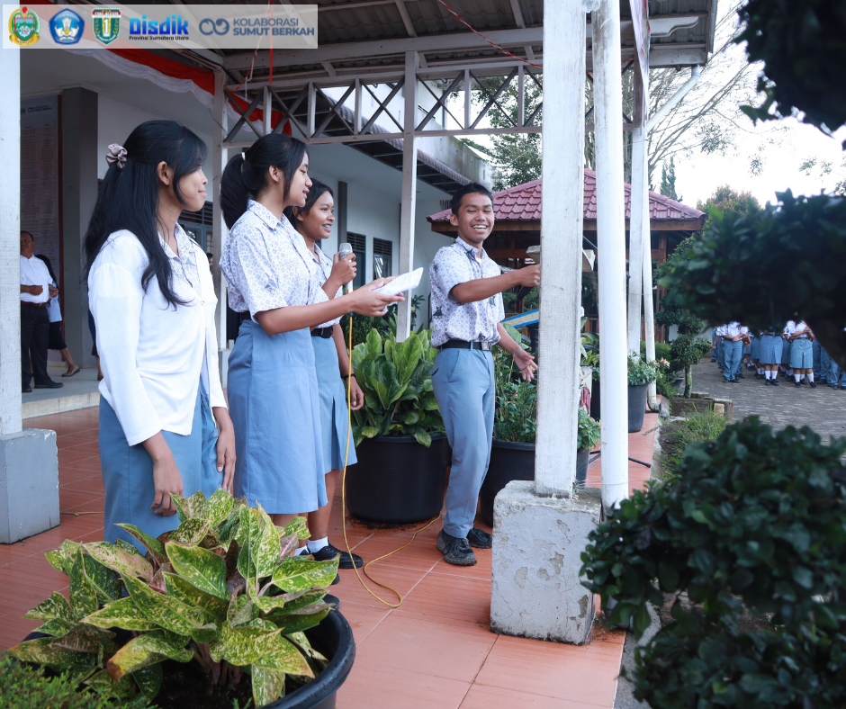 Awali Hari dengan Doa, Keluarga Besar SMAN 1 Kabanjahe Isi Pagi dengan Ibadah Bersama dan Semangat Kebaikan